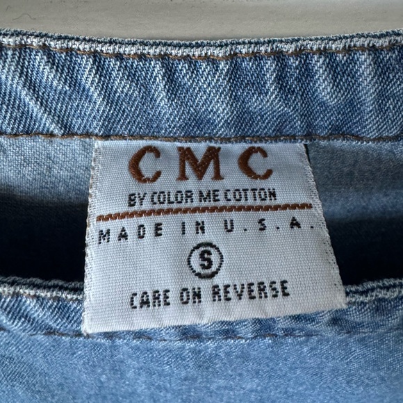 Vintage CMC Color Me Cotton Denim Dress - Picture 8 of 8